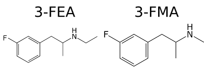 3-FEA en 3-FMA Molecuul