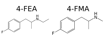 4-FEA en 4-FMA Molecuul